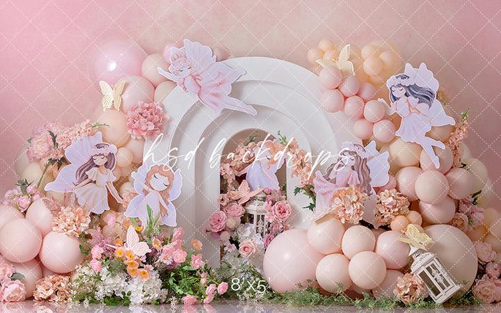 Magical Floral Fairies Cake Smash - HSD Photography Backdrops
