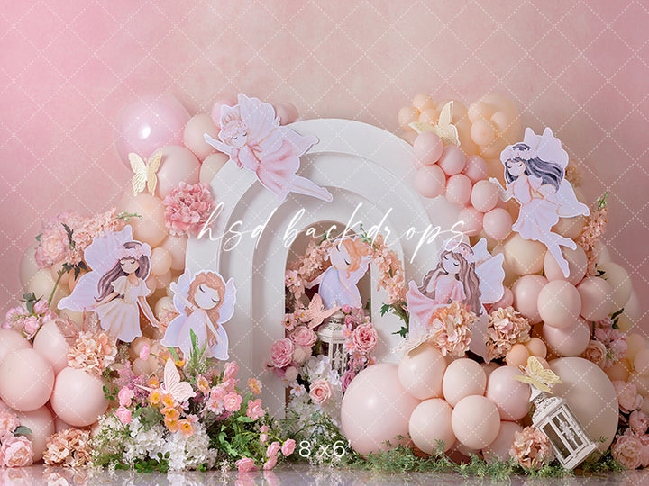 Magical Floral Fairies Cake Smash - HSD Photography Backdrops