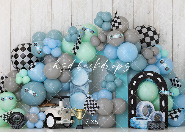 Speedway Cake Smash - HSD Photography Backdrops