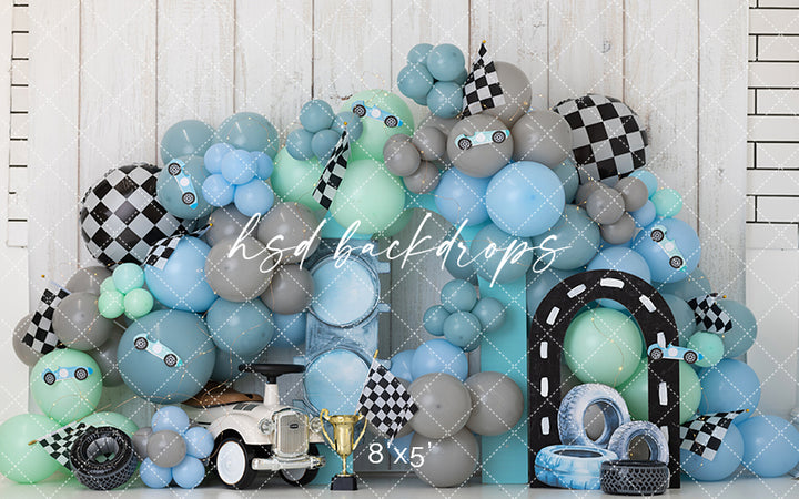 Speedway Cake Smash - HSD Photography Backdrops