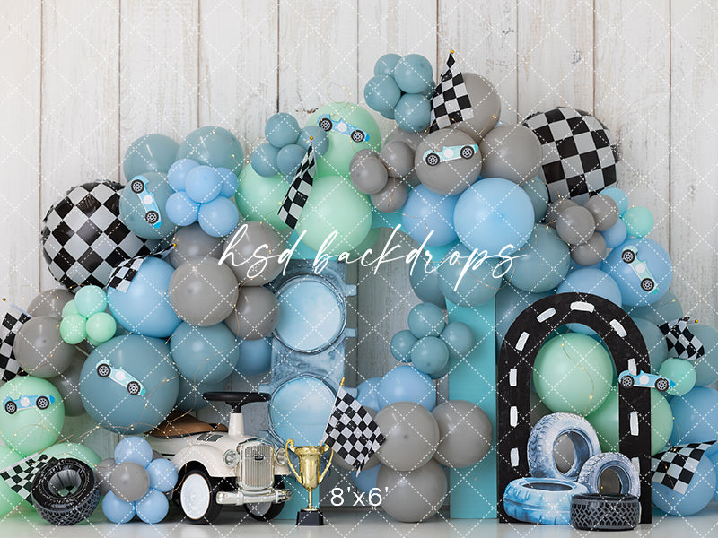 Speedway Cake Smash - HSD Photography Backdrops