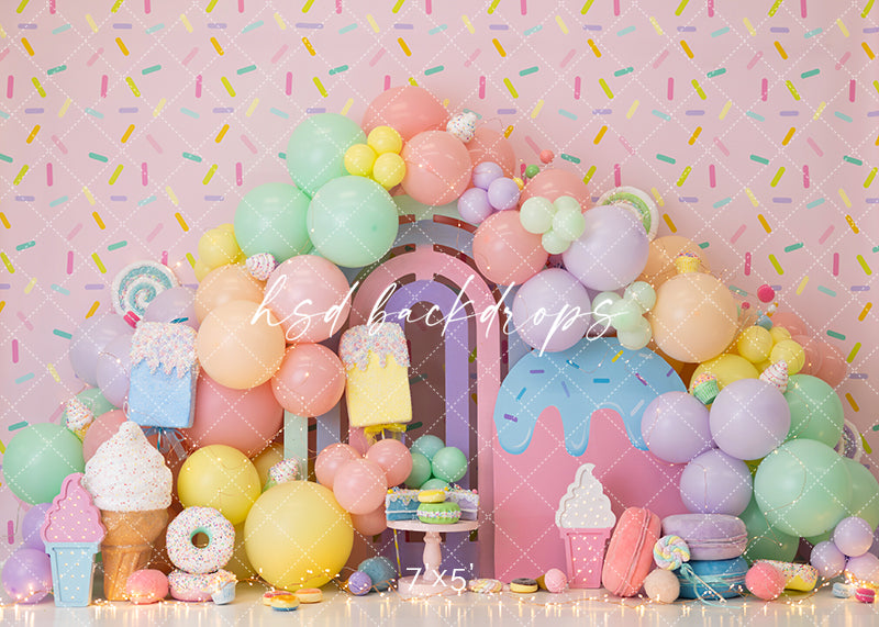 Sweet Festival Cake Smash - HSD Photography Backdrops