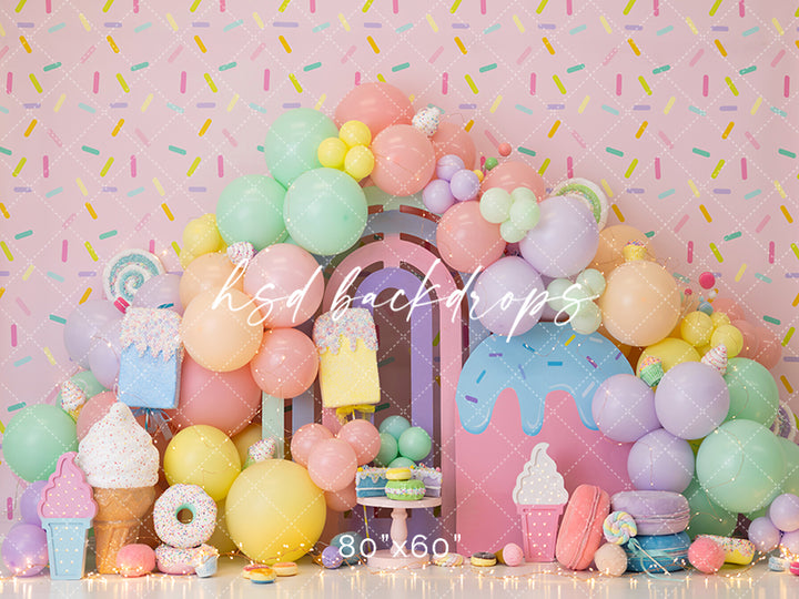 Sweet Festival Cake Smash - HSD Photography Backdrops