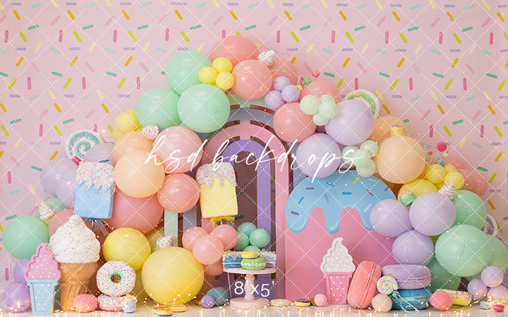 Sweet Festival Cake Smash - HSD Photography Backdrops