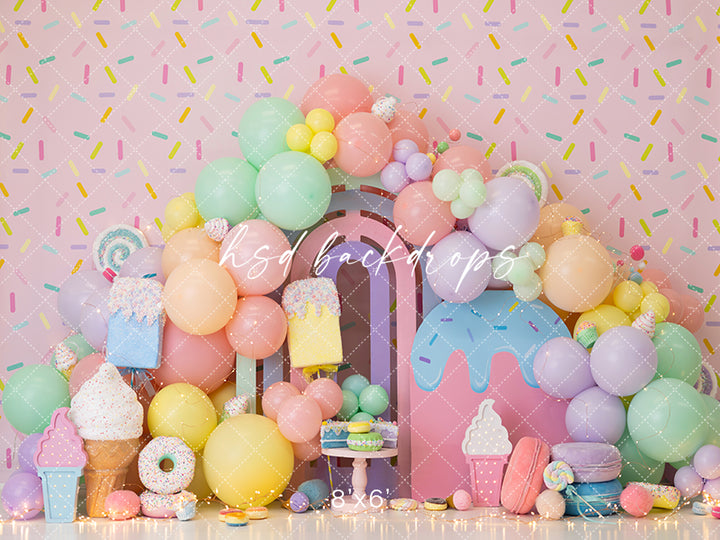 Sweet Festival Cake Smash - HSD Photography Backdrops