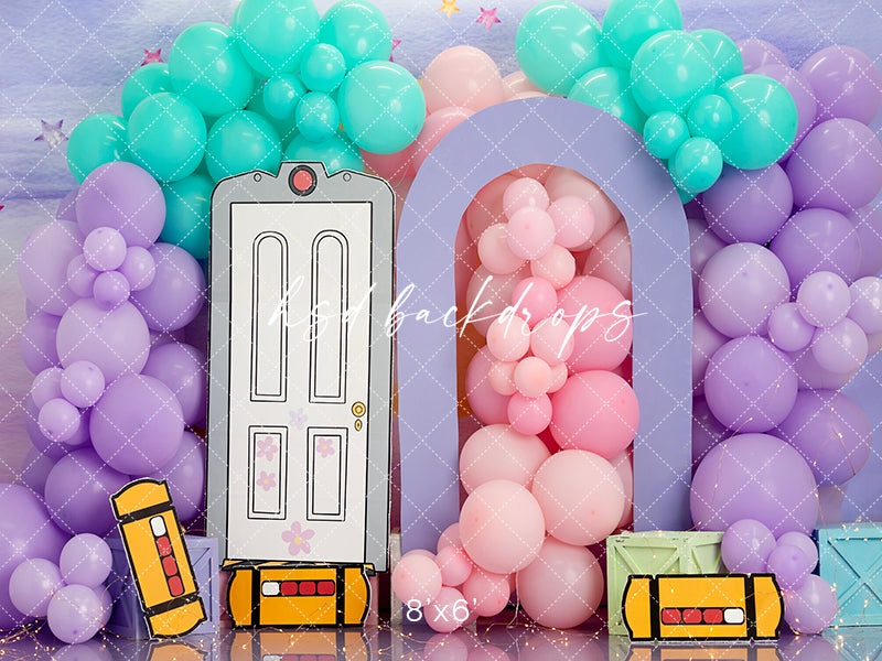 Little Monsters Door - HSD Photography Backdrops