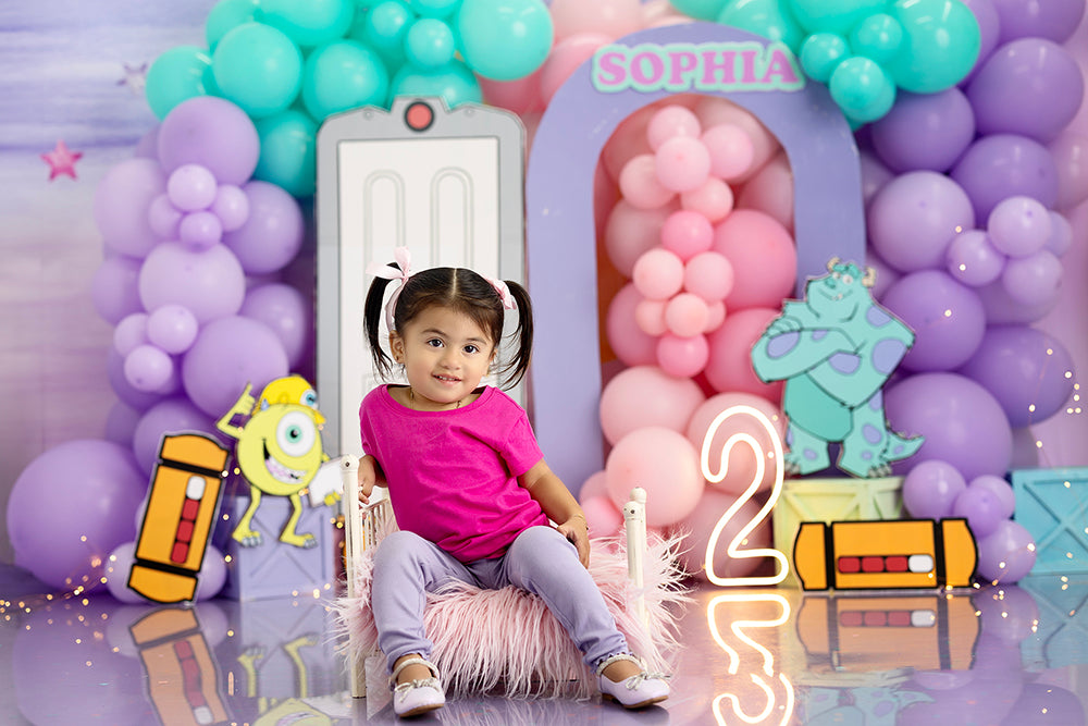 Little Monsters Door - HSD Photography Backdrops