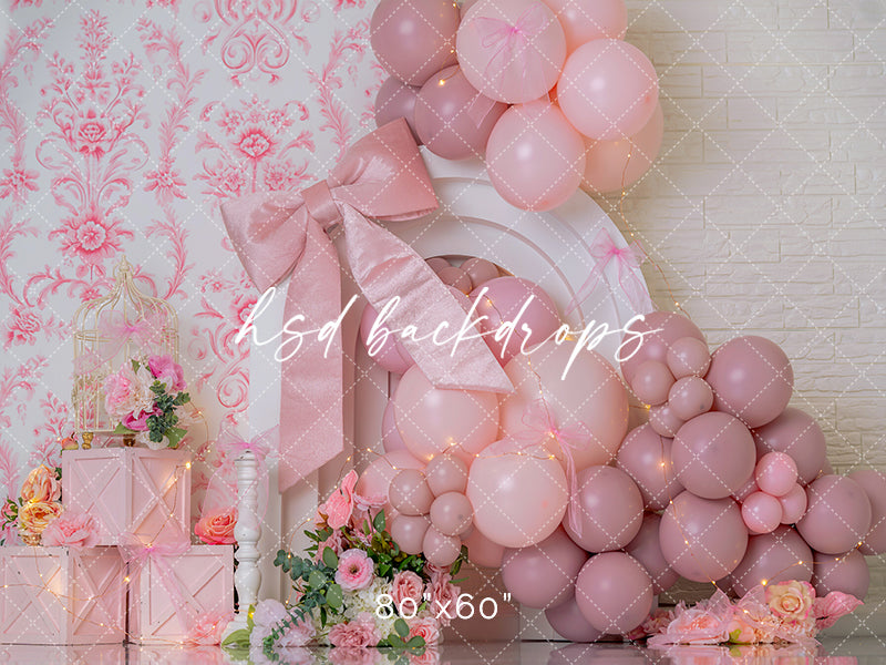 Little Coquette Cake Smash - HSD Photography Backdrops
