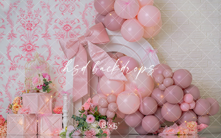 Little Coquette Cake Smash - HSD Photography Backdrops