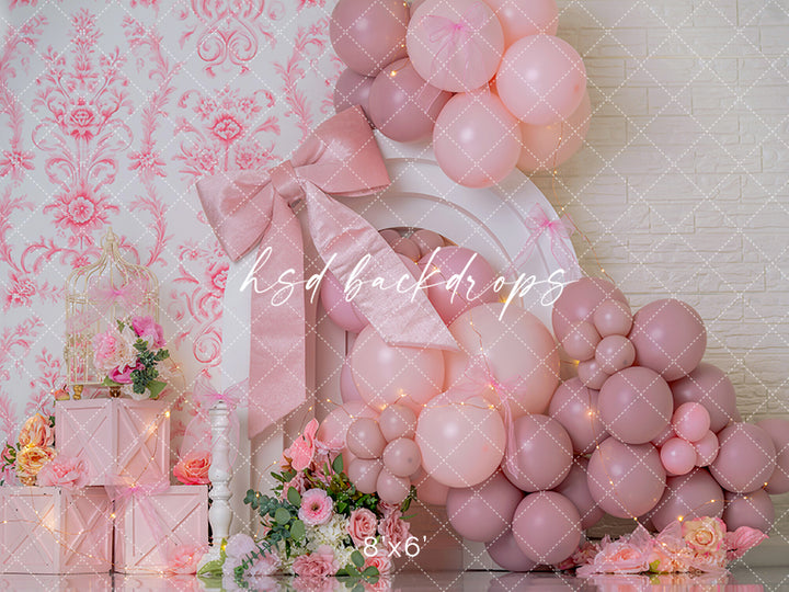 Little Coquette Cake Smash - HSD Photography Backdrops