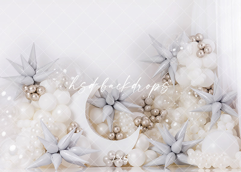Winter Snow Angel Cake Smash - HSD Photography Backdrops