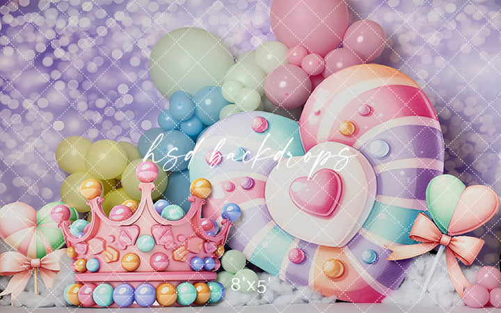 Sugar Princess Cake Smash - HSD Photography Backdrops