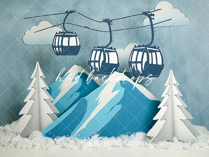 Hit the Slopes - HSD Photography Backdrops