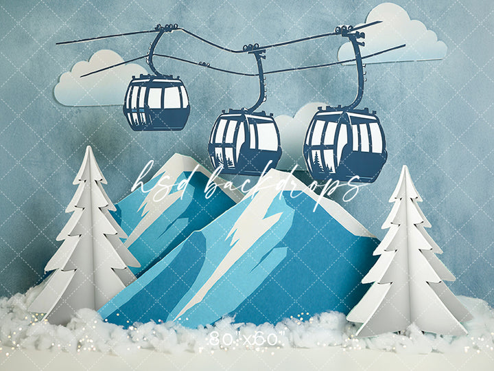 Hit the Slopes - HSD Photography Backdrops