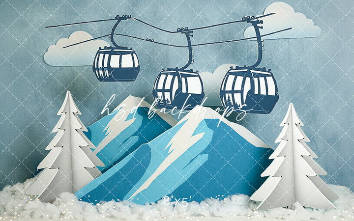 Hit the Slopes - HSD Photography Backdrops