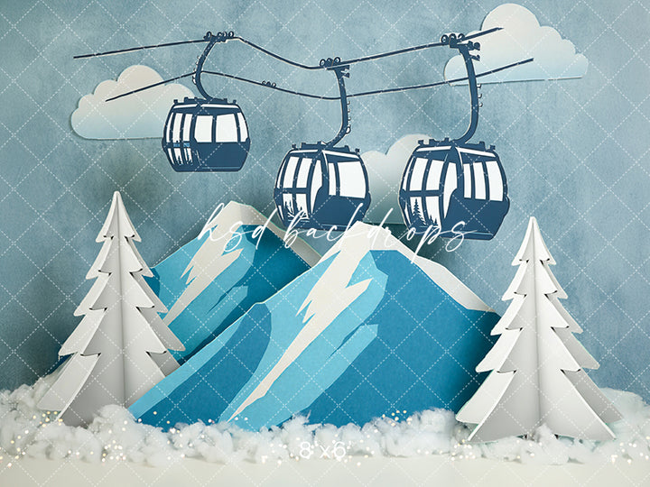 Hit the Slopes - HSD Photography Backdrops