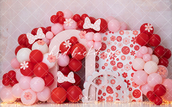 Blissful Birthday Bows - HSD Photography Backdrops