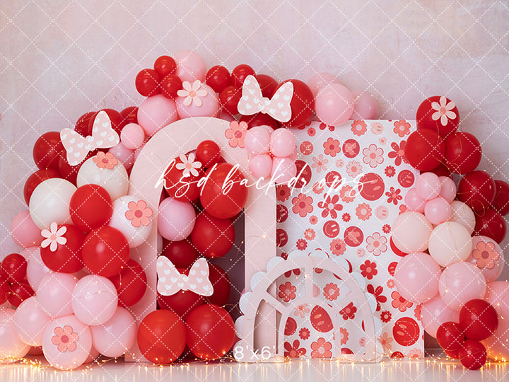 Blissful Birthday Bows - HSD Photography Backdrops