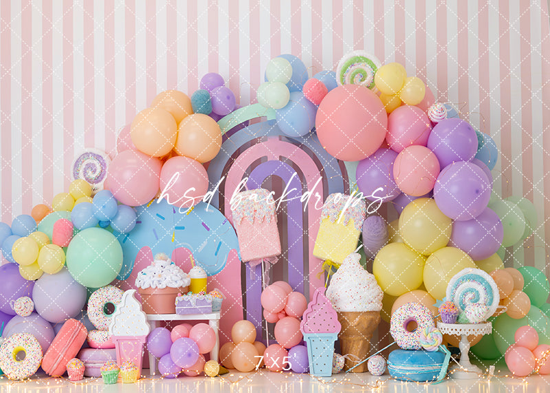 Sweet Treats Cake Smash - HSD Photography Backdrops