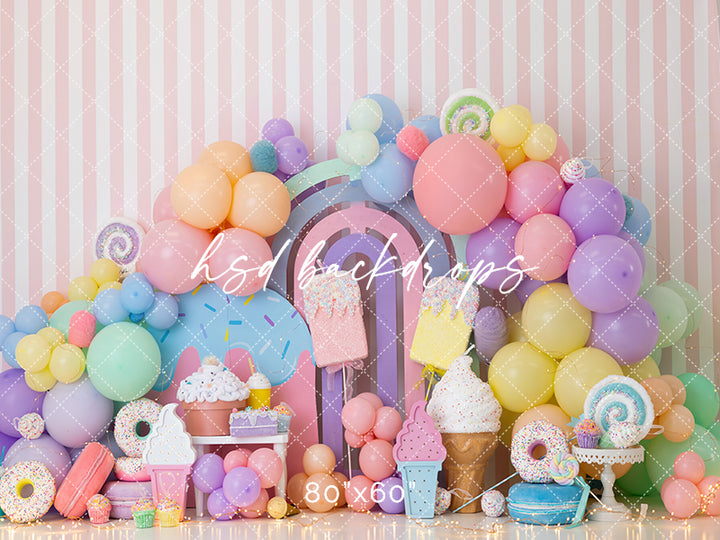 Sweet Treats Cake Smash - HSD Photography Backdrops