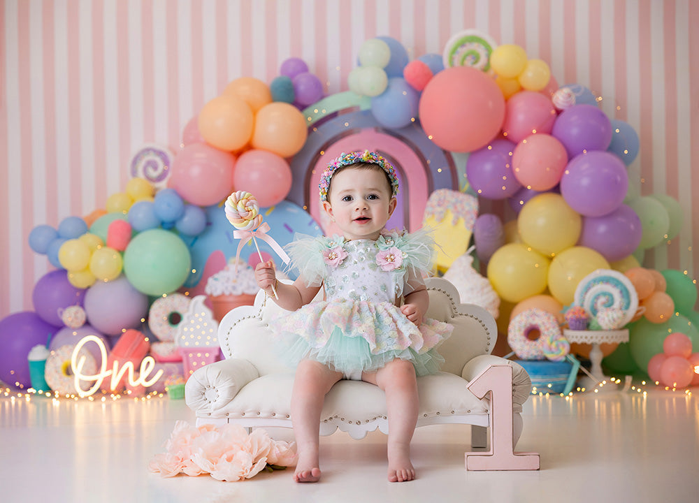 Sweet Treats Cake Smash - HSD Photography Backdrops