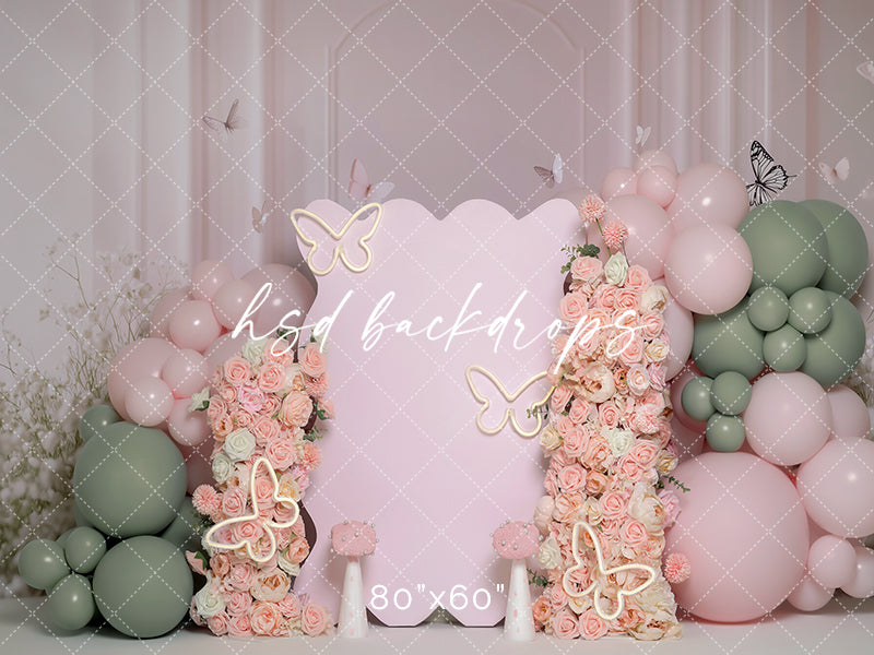 Enchanted Butterfly Birthday - HSD Photography Backdrops