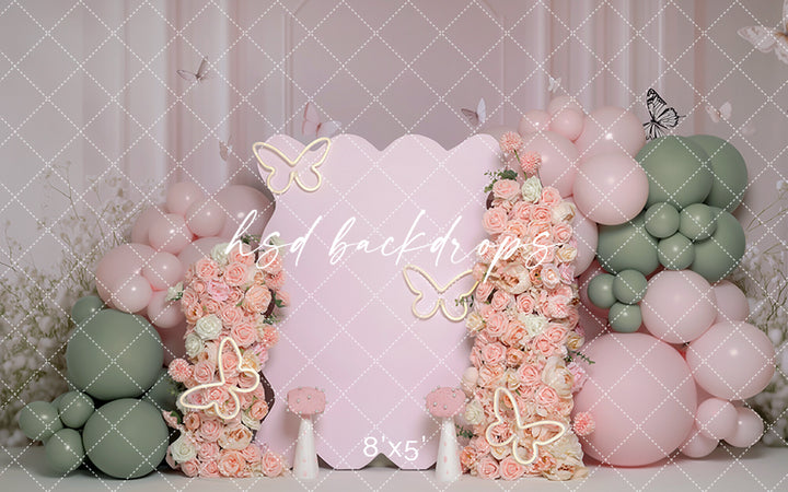 Enchanted Butterfly Birthday - HSD Photography Backdrops