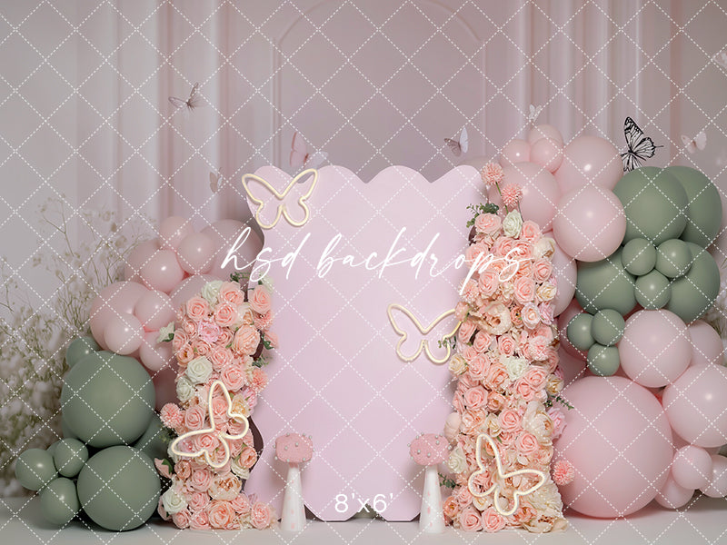 Enchanted Butterfly Birthday - HSD Photography Backdrops