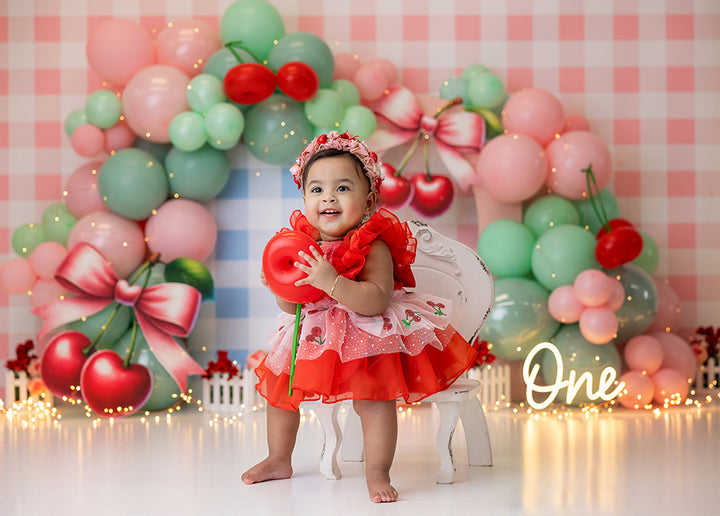 Cherry First Birthday - HSD Photography Backdrops