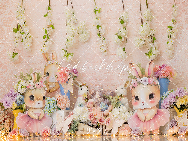 Cute Cottontail Friends - HSD Photography Backdrops