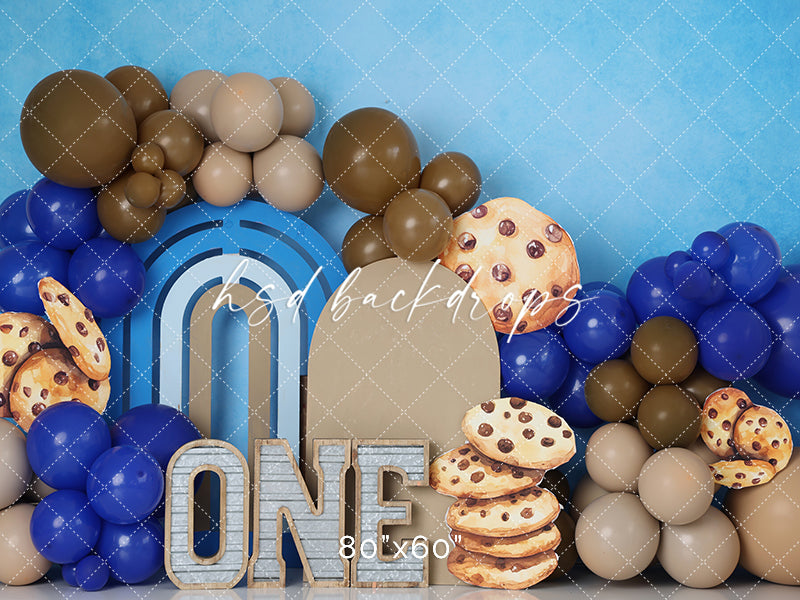 Chocolate Chip Cookie Cake Smash - HSD Photography Backdrops