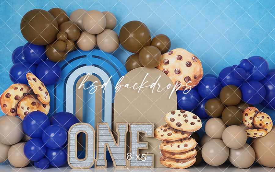 Chocolate Chip Cookie Cake Smash - HSD Photography Backdrops