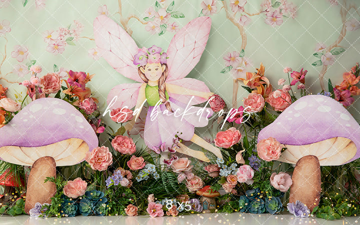 Pixie Paradise Cake Smash - HSD Photography Backdrops