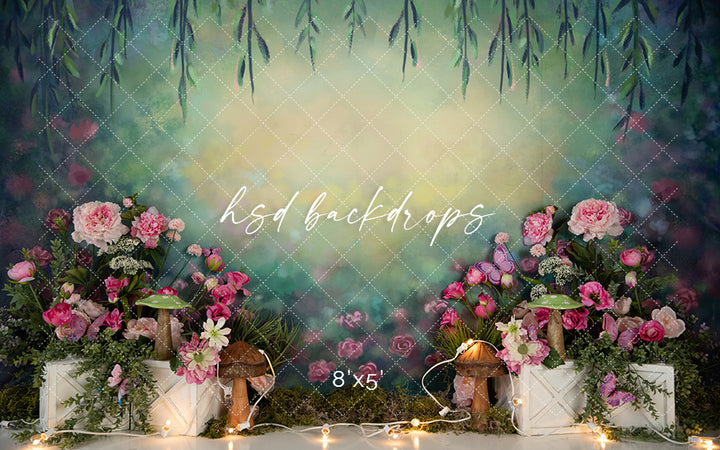 Magic Meadow cake Smash - HSD Photography Backdrops