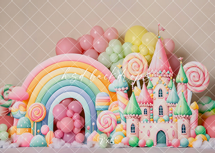 Sugarland Palace Cake Smash - HSD Photography Backdrops
