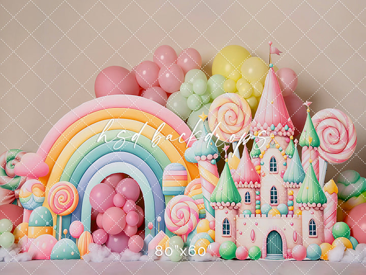 Sugarland Palace Cake Smash - HSD Photography Backdrops