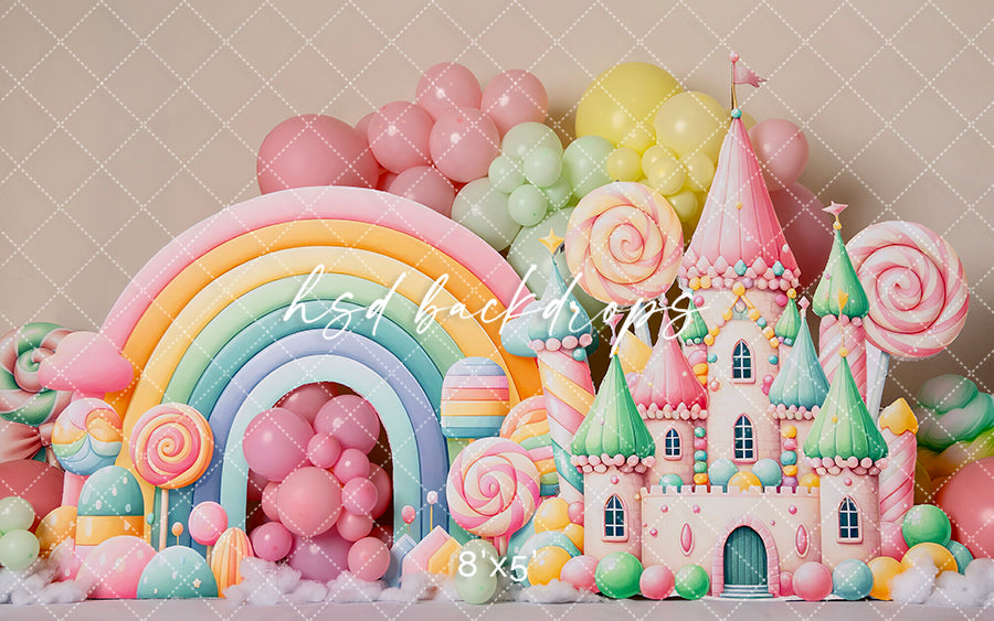Sugarland Palace Cake Smash - HSD Photography Backdrops