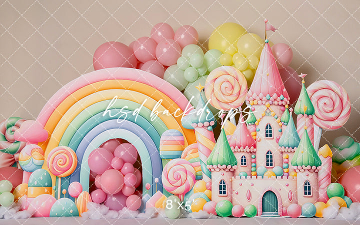 Sugarland Palace Cake Smash - HSD Photography Backdrops