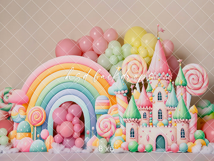 Sugarland Palace Cake Smash - HSD Photography Backdrops