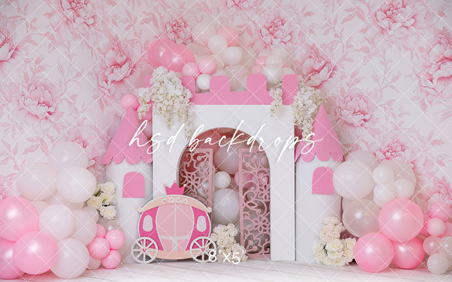 Pink Soirée Cake Smash - HSD Photography Backdrops