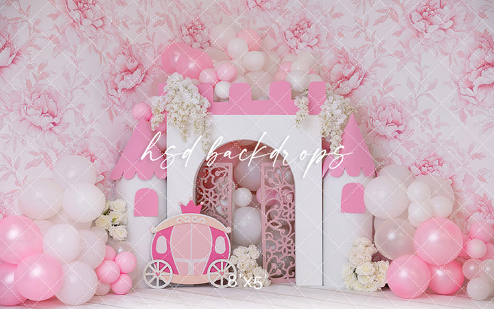 Pink Soirée Cake Smash - HSD Photography Backdrops