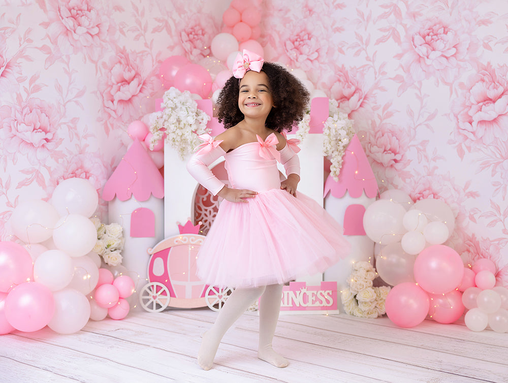 Pink Soirée Cake Smash - HSD Photography Backdrops
