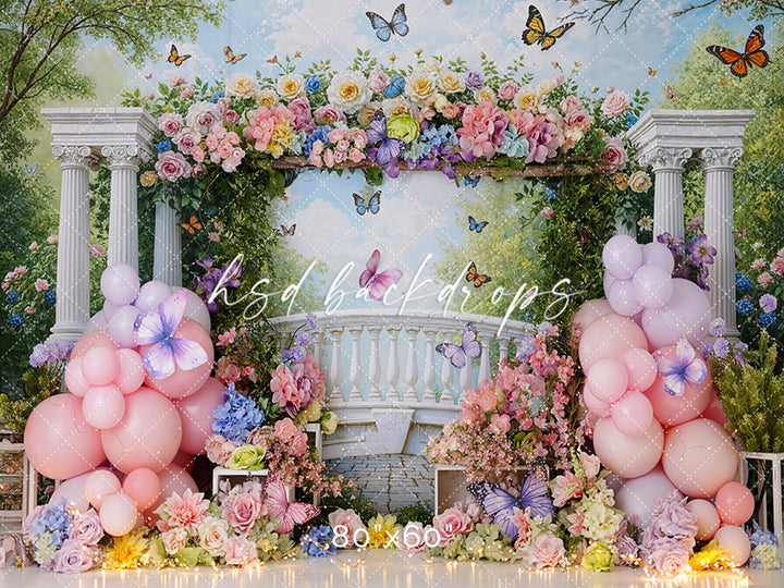 Secret Garden Bridge - HSD Photography Backdrops