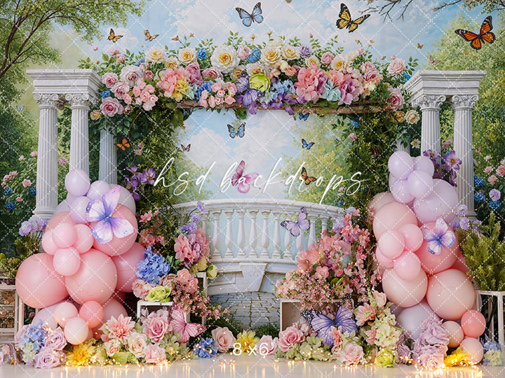 Secret Garden Bridge - HSD Photography Backdrops