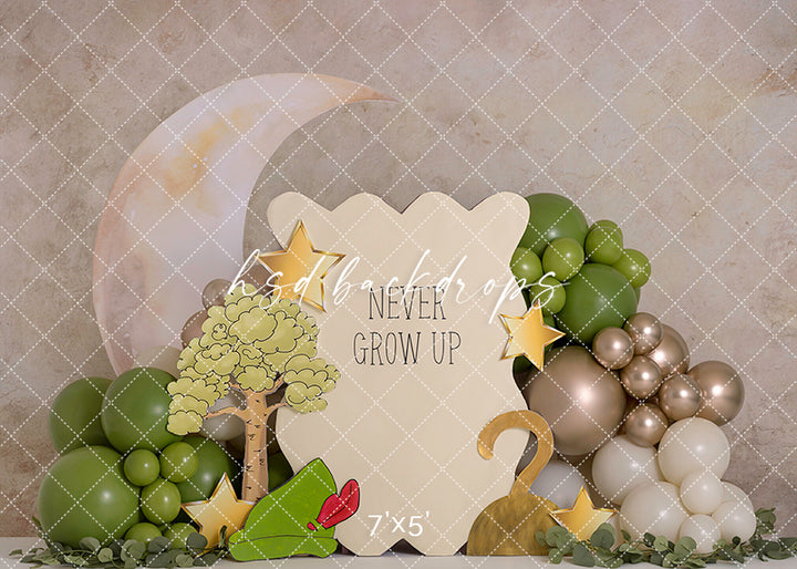 Never Grow Up - HSD Photography Backdrops