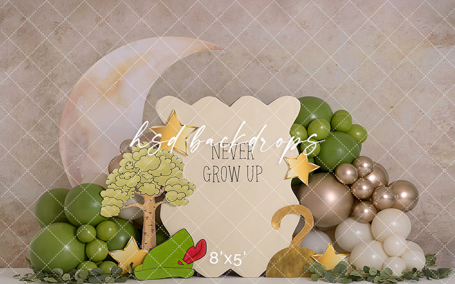 Never Grow Up - HSD Photography Backdrops