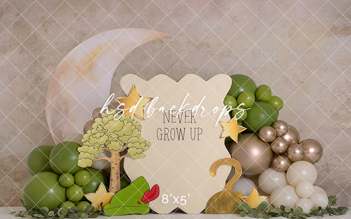 Never Grow Up - HSD Photography Backdrops