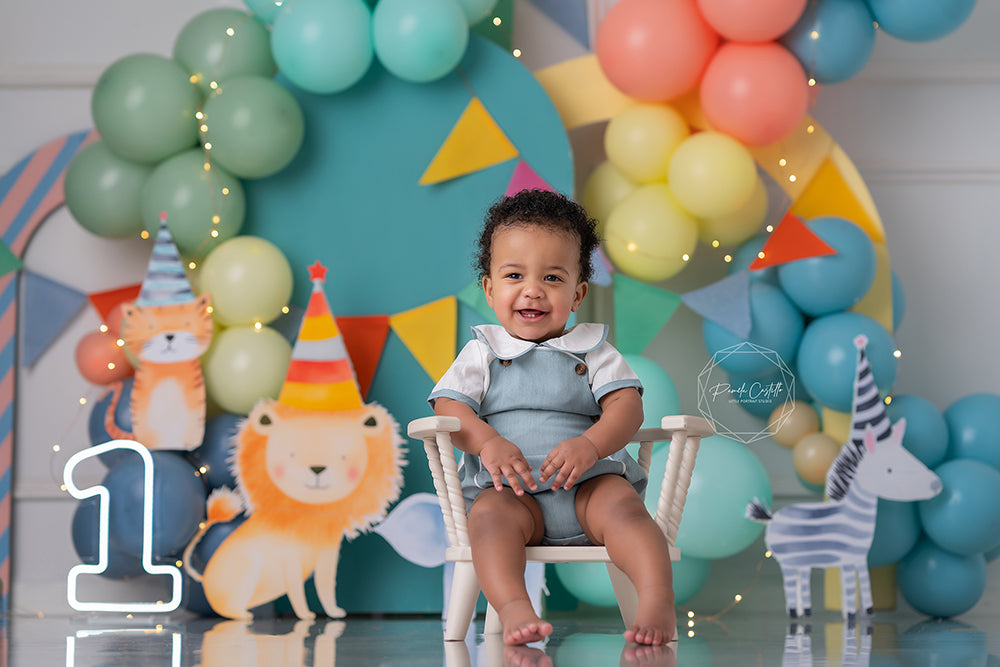 Circus Animals Celebration - HSD Photography Backdrops