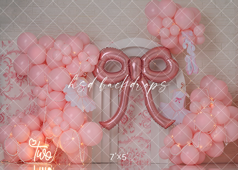 Two Cute Coquette Cake Smash - HSD Photography Backdrops