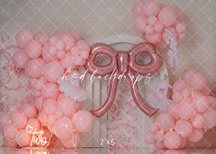 Two Cute Coquette Cake Smash - HSD Photography Backdrops